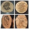 Gravure sur Bois Personnalisée à la demande – Une Création Authentique et Intemporelle 🌲✨