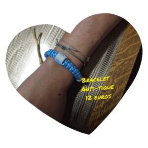 Bracelet Anti-Tique Naturel pour Humain – Fait Main à la Demande