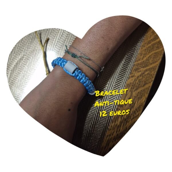 Bracelet Anti-Tique Naturel pour Humain – Fait Main à la Demande